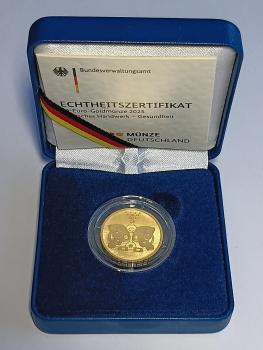 Deutschland 50 Euro Gold Handwerk Gesundheit 2025 G stgl