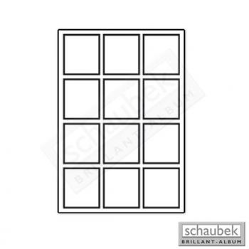 Preview: Münzschuber Solo 68x61 blau