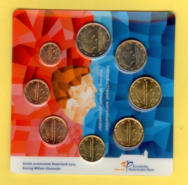 Niederlande 1 Cent - 2 Euro 2014 Blister prfr