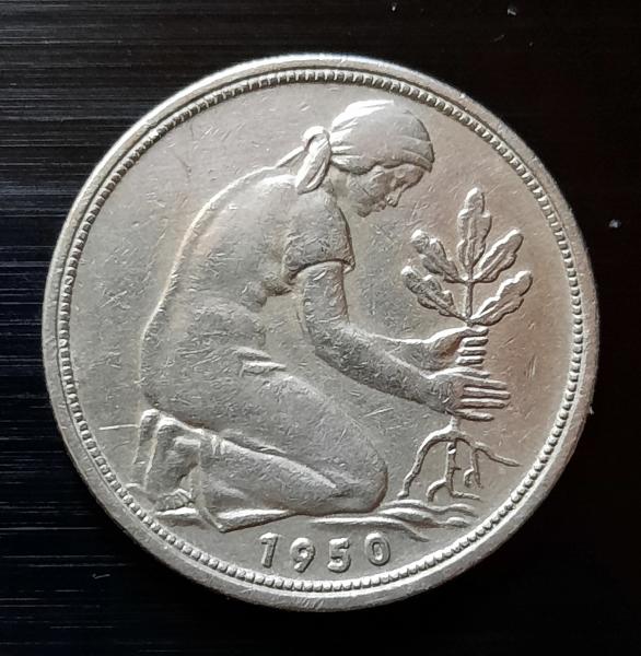50 Pfg. 1950 G BDL ss