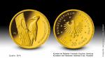 20 € Gold 2021 Vögel Schwarzspecht (Buchstabe unserer Wahl) stgl
